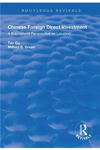 Chinese Foreign Direct Investment