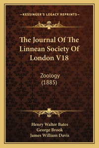 The Journal Of The Linnean Society Of London V18