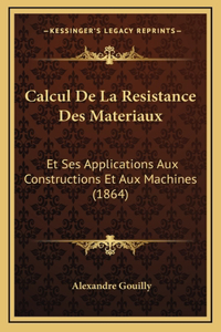 Calcul De La Resistance Des Materiaux