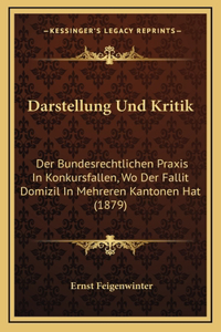 Darstellung Und Kritik