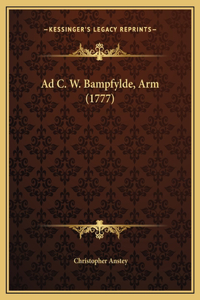 Ad C. W. Bampfylde, Arm (1777)