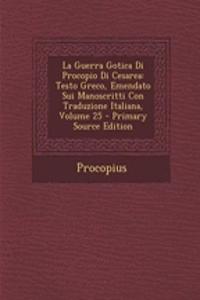 La Guerra Gotica Di Procopio Di Cesarea