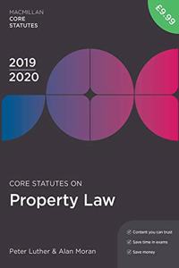Core Statutes on Property Law 2019-20
