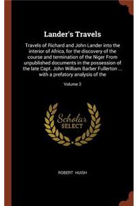 Lander's Travels