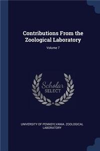 Contributions From the Zoological Laboratory; Volume 7