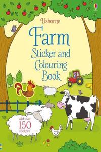 Farm Sticker and Colouring Book