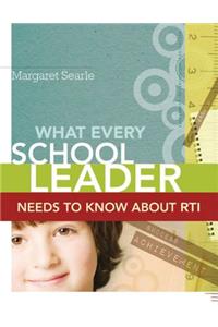 What Every School Leader Needs to Know About RTI