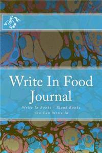 Write In Food Journal