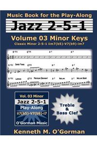 Jazz 2-5-1 Volume 03 Minor Keys