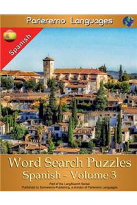 Parleremo Languages Word Search Puzzles Spanish - Volume 3