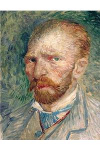 Self-Portrait, Vincent Van Gogh. Graph Paper Journal
