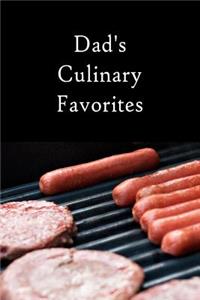 Dad's Culinary Favorites