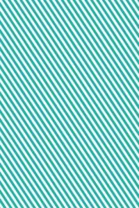 Turquoise Diagonal Stripes Notebook 8*10