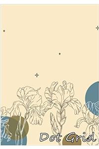 Dot Grid Notebook: Nice Flowers