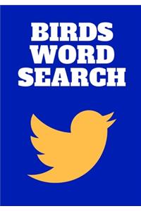 Birds Word Search