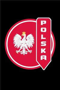Polen Flaggen Notizbuch