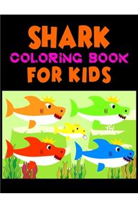 Shark Coloring Book For kids