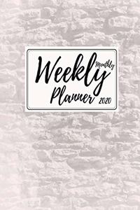 Weekly & Monthly Planner 2020