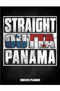 Straight Outta Panama Undated Planner