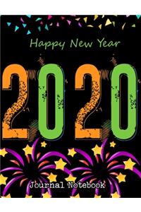 Happy New Year 2020 Journal Notebook