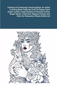 Fantasy Art Drawings Coloring Book