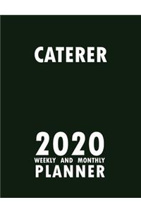 Caterer 2020 Weekly and Monthly Planner