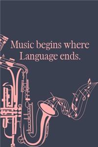 Music Begins Where Language Ends