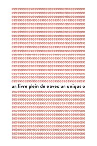 Un livre plein de e avec un unique o
