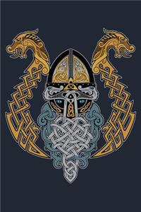 Viking Dragon Valknut Helmet Valhalla God Odin Beard