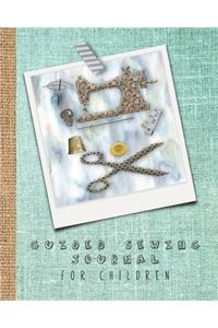 Guided sewing journal for children