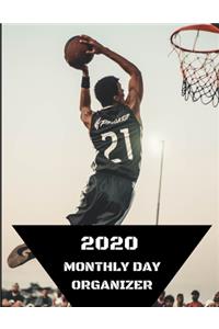 2020 Monthly Day Organizer