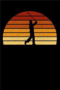Golfer Notizbuch