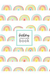 The Birthday Interview Book