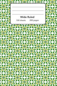 Wide Ruled Composition Notebook 6