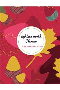 Eighteen Month Planner Rose Bud