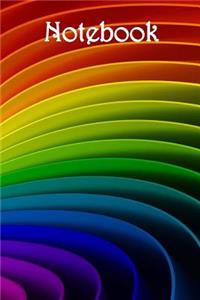 Notebook: Rainbow Card - Bespoke, Personalised Notebook. Contact Us If You Would Like Your Own Image, Name or Other Text on a Book.