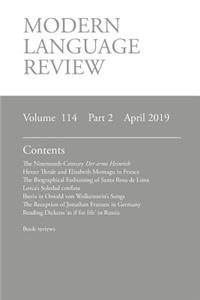 Modern Language Review (114