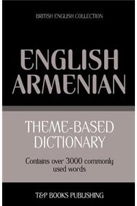 Theme-based dictionary British English-Armenian - 3000 words