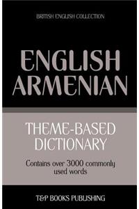 Theme-based dictionary British English-Armenian - 3000 words