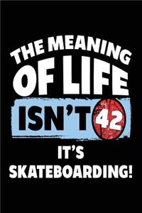 The Meaning Of Life Isn't 42 It's Skateboarding