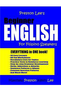 Preston Lee's Beginner English For Filipino Speakers