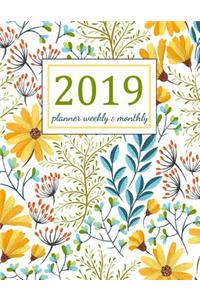 2019 Planner Weekly and Monthly