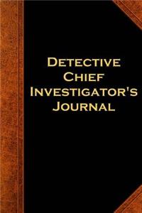 Detective Chief Investigator's Journal