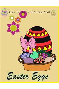 Easter eggs Kids Toddlers Coloring Book