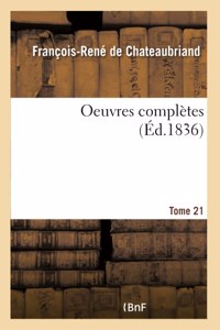 Oeuvres Complètes Tome 21