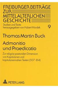 Admonitio Und Praedicatio