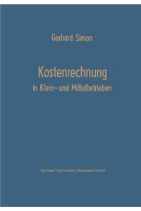 Kostenrechnung in Klein- Und Mittelbetrieben