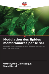 Modulation des lipides membranaires par le sel