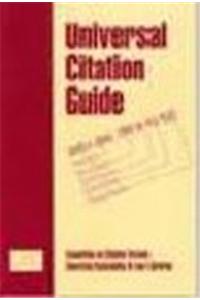 Universal's Guide to Uniform Legal Citations