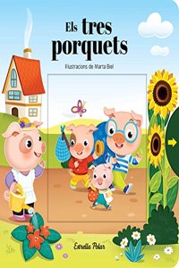 Els tres porquets. Conte amb mecanismes: IlÂ·lustracions de Marta Biel